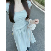New Patchwork Skirt Sophisticated Waist-cinching And Slimming Maxi Dress