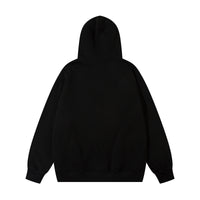 Velvet Padded Hooded Sweatshirt Loose Design