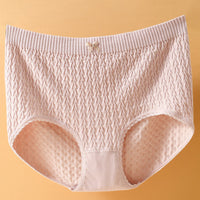 Women's Cotton High Waist Belly-contracting Antibacterial Crotch Lace Underwear