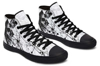Printed Couple High-top Canvas Shoes