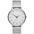 Casual Ultra-thin Fashion Quartz Watch With A Metal Mesh Band