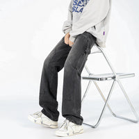 Men's American Street Logging Tooling Slightly Flared Jeans