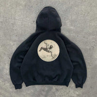 Retro Street Loose Couple Hooded Sweater
