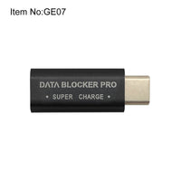 USB-C Anti-theft Swiping Appearance Aluminum Alloy Material Supports Fast Charging And Blocking Data