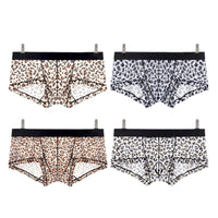 Men's Leopard Print Underwear Ultra-thin Breathable