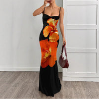 Fashionable, Chic, Elegant, Slim-Fit Leopard-Print Sleeveless Dress For Women