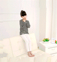 Girls' Leggings Spring And Autumn Children Slim-fitting Long Pants