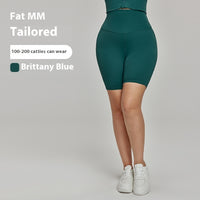 Light Plastic Yoga Shorts High Waist Tight 7A Antibacterial