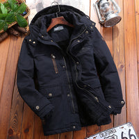 Thickened Outdoor Workwear Cotton-Padded Jacket For Men