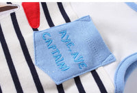 Summer Cotton Short Sleeve One-piece Suit