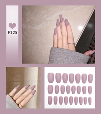 Matte Matte Super Long Ballet Nail