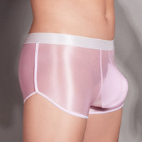 Men's Ultra-thin Elastic Silky Sports Boxer Briefs