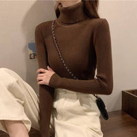 Turtleneck Knitted Sweater For Women AutumnWinter New Arrival