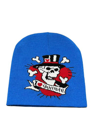 Knitted Skull Jacquard Cold-proof Warm Wool Hat