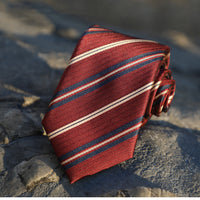 Business Casual Men's 7cm Striped Suit Formal Tie