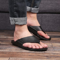 Men's Waterproof Closed Toe Flip Toe Plastic Slipper