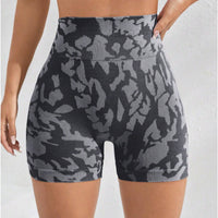 Fashion Tie-dye Tight Yoga Shorts For Women