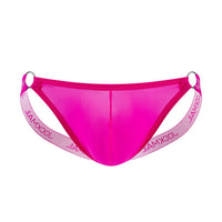 Sexy Mens Transparent Ice Silk Mens Thong Briefs