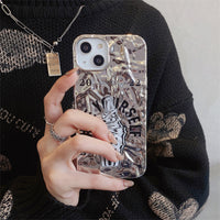Electroplated Tin Foil Phone Case Wrinkle