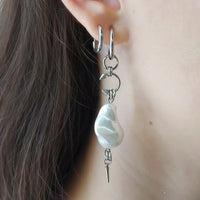 Womens Versatile Asymmetrical Earrings