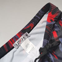 Men's New Abstract Beach Spa Shorts With Cups