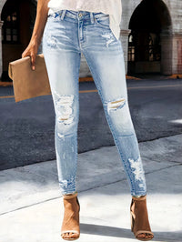 Jeans Women's High Elastic Slim Fit Slimming