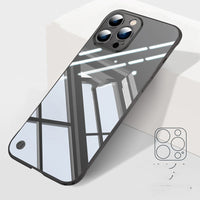 Bare-feeling Invisible Mobile Phone Case With Borderless Transparent Case