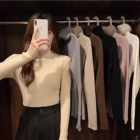 Turtleneck Knitted Sweater For Women AutumnWinter New Arrival