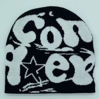 Warm Knitted Hat Fashion Double-sided Jacquard Woolen Cap