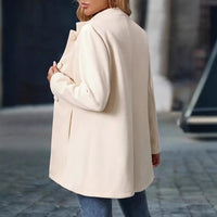 Pocket 3 Breasted Slim Coat Jacket