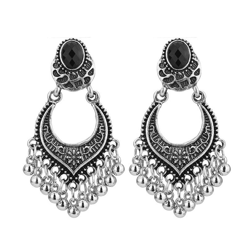 Retro Metal Alloy Earrings Fashion Travel Bohemian Ornament