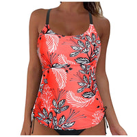 One-piece Swimsuit Round Neck Conservative Vest Swimming Top
