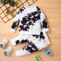 Infants Round Neck Tops And Pants Set