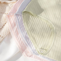 7A Antibacterial Pure Cotton Women's Underwear Graphene Crotch Printed Mid Waist
