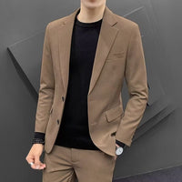 Korean Slim Business Style Casual Suit Top