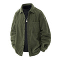 Shirt Collar Fake Two-piece Coat Men