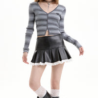 Leopard Print Thin Underwear Mesh Breathable Suit