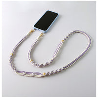 Niche Crossbody Mobile Phone Charm Handmade Weave Vintage Pastoral Style Non-heritage Handmade Mobile Phone Strap