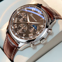 Business Quartz Sport Casual Belt Men's Watch