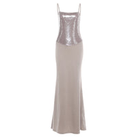 Womens Sexy Strapless Beaded Backless Tube Dress