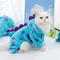 Pet Cat Winter And Summer Clothing For Medium-sized Dogs - Flannel Transformation Clothing Supplies For Apparel