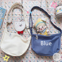 Women's Fashion Simple Solid Color Crossbody Bag