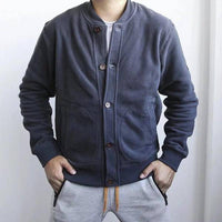 Autumn Winter Retro Double-sided Polar Fleece Jacket Men
