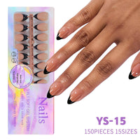 Nail Coffee Black New Seamless Wear Nail Removable Nail Beauty Nail Patch