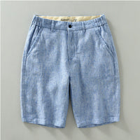 Linen Shorts Men's Loose Plus Size