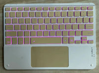 Bluetooth Keyboard With Touch For Mobile Phone Tablet Wireless Rechargeable