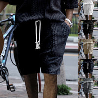 High Street Ins Multi-pocket Spring And Summer Straight Wide Sports Casual Jacquard Shorts