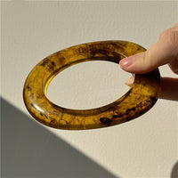 European And American Exaggerated Blooming Irregular Shaped Resin Bracelet
