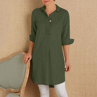 Women's Long-sleeve V-neck Shirt