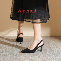 Fashionable Elegant High Heels Women's Stiletto Heel Slingback Sandals